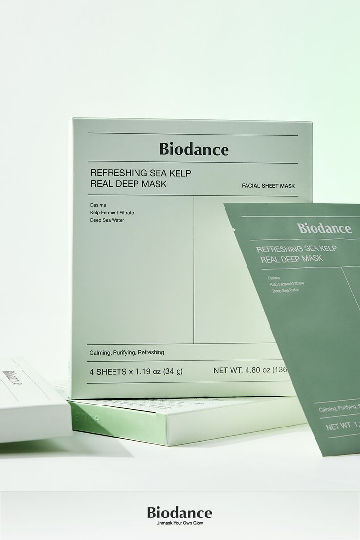 Biodance Refreshing Sea Kelp Real Deep Mask Set [4 Masks]