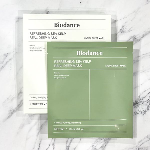 Biodance Refreshing Sea Kelp Real Deep Mask Set [4 Masks]