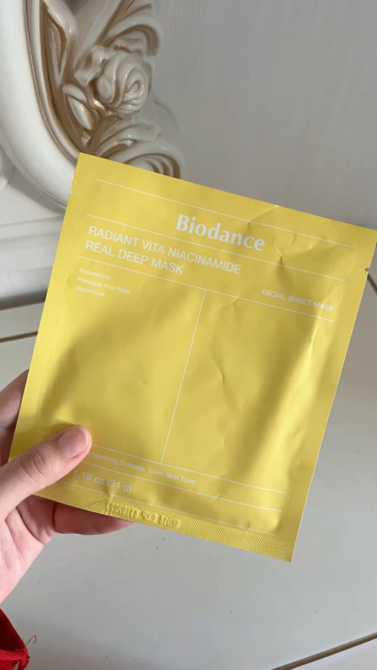 Biodance Radiant Vita Niacinamide Real Deep Mask Set [4 Masks]