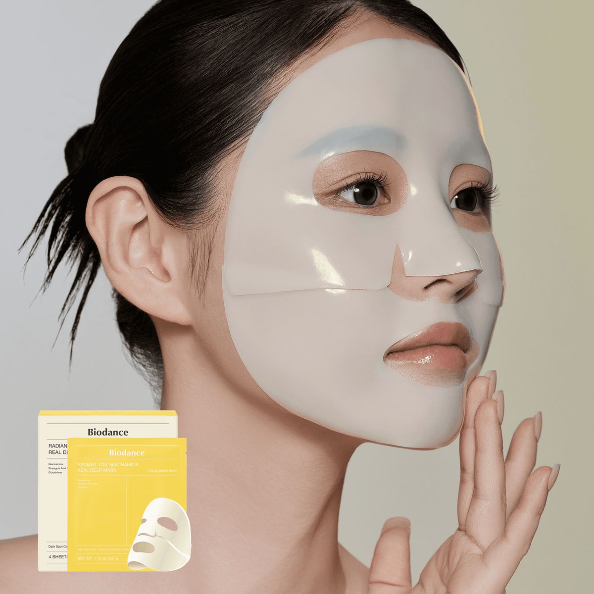 Biodance Radiant Vita Niacinamide Real Deep Mask Set [4 Masks]