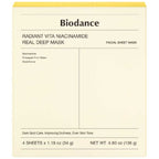 Biodance Radiant Vita Niacinamide Real Deep Mask Set [4 Masks]